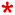 red star indicates a required field